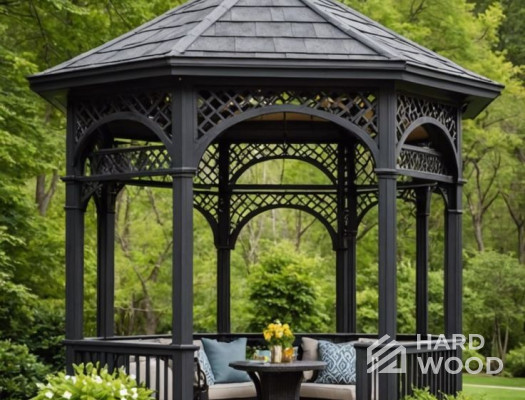 Восьмиугольная беседка №85 - фото 1871