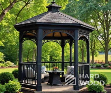 Восьмиугольная беседка №85 - фото 1895